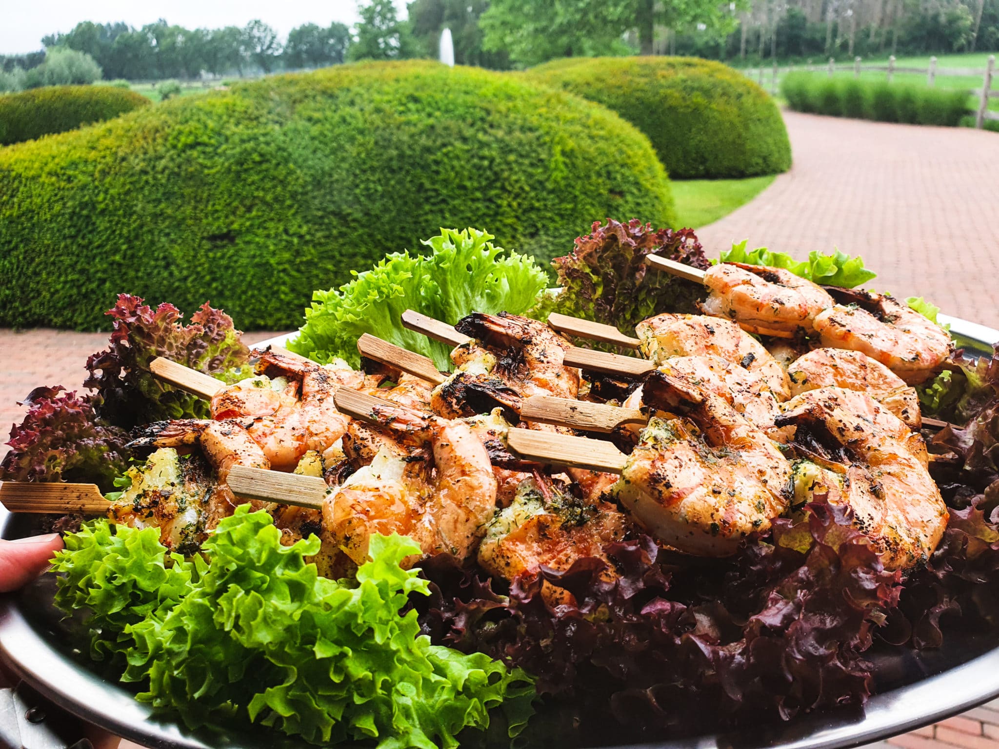 Cateringservice Bolsterbos mixed grill op locatie